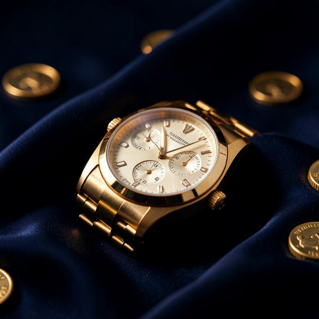 Gold Chronograph Watch prize